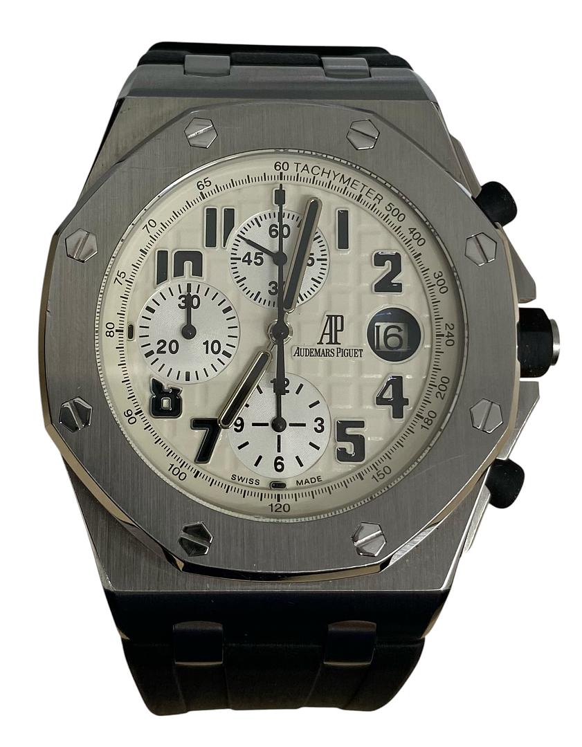 Audemars Piguet 42mm Royal Oak Offshore Safari Steel Mens Watch 26170ST